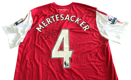 Arsenal London jersey Per Mertesacker