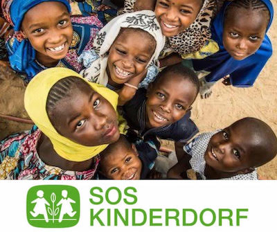 SOS Children´s Villages logo with children