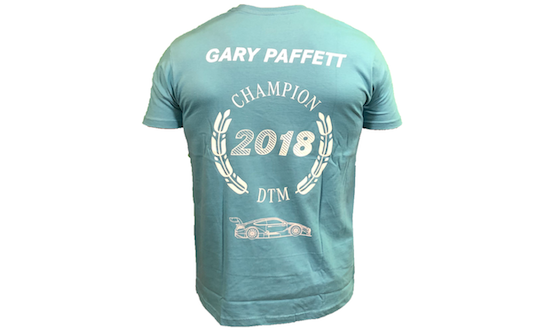 Original signed champion shirt by Gary Paffett
