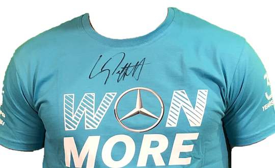 Original signed champion shirt by Gary Paffett