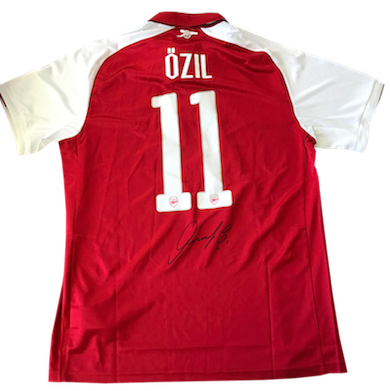 Signed FC Arsenal jersey from Mesut Özil