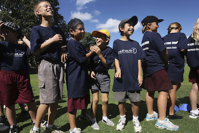 Children of the Laureus Sport for Good Foundation