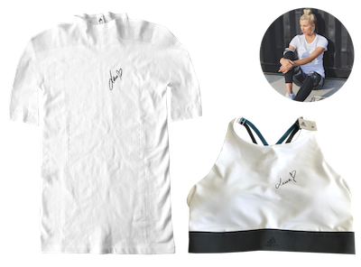 Original signed fitness outfit by Lena Gercke