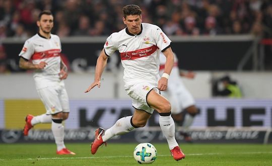 Soccer player Mario Gomez - VfB Stuttgart