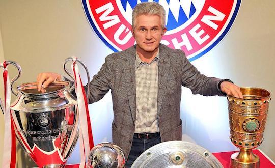 Coach Jupp Heynckes triple winner FC Bayern Munich 2013