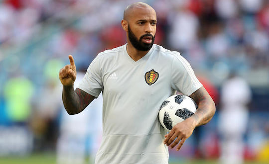 Thierry Henry co-trainer of the Belgian national team