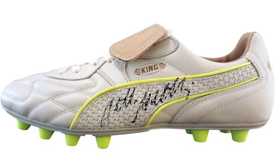 original signed football boots by Thierry Henry