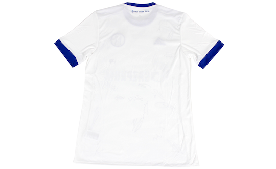 FC Schalke 04 away jersey signed by the whole team