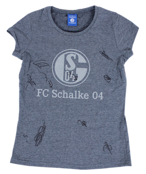FC Schalke 04 women t-shirt signed by the whole team