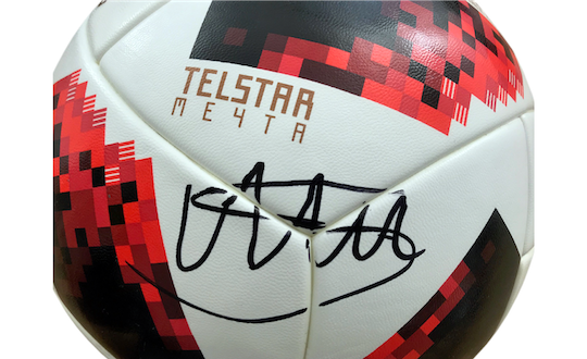 FIFA World Cup Knockout competition ball signed by Xherdan Shaqiri