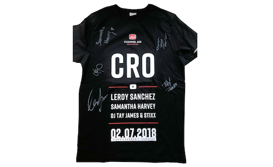 T-Shirt Cro Channel Aid live in concert