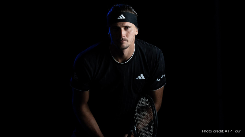 Alexander Zverev competing at the French Open