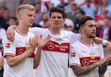 Mario Gomez, Timo Baumgartl VfB Stuttgart