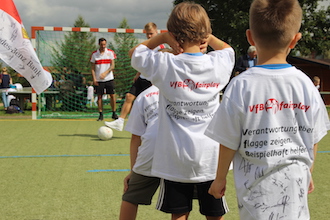 VfBfairplay Kinder beim Elfmeterschießen