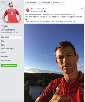 Dankes Tweet Stephan Lichtsteiner