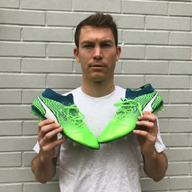 Worn footballl boots Stephan Lichtsteiner